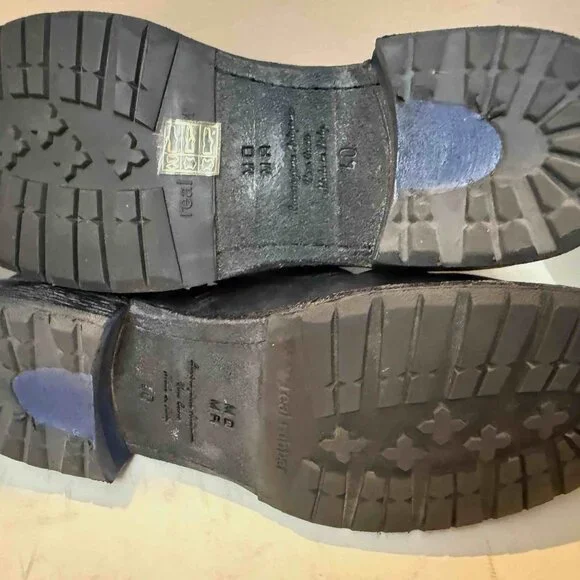 Moma Leather Printed Combat Boots Women's - Picture 4 of 6